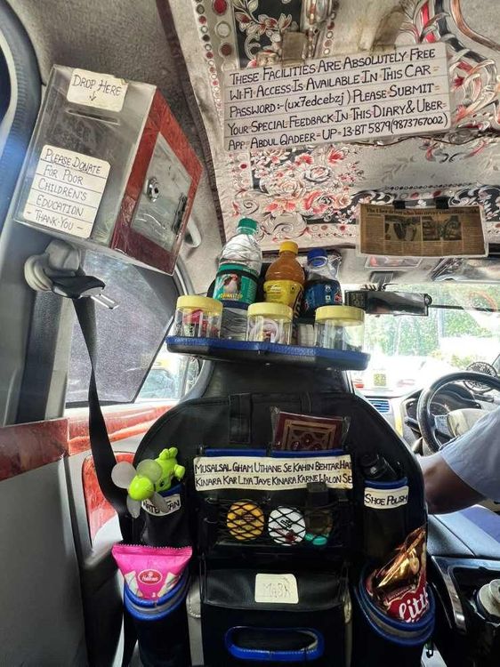 best ever uber with wifi snacks