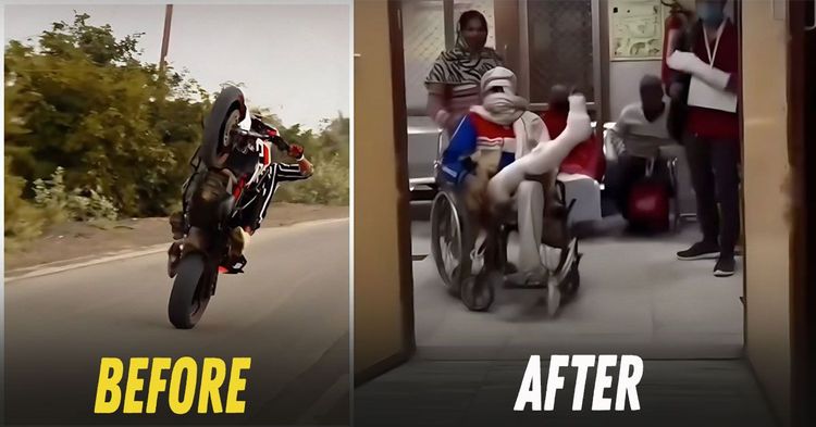 biker does dangerous stunts and crashes featured biker does dangerous stunts and crashes featured