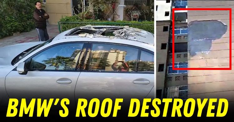 bmw roof destroyed greater noida apartment featured bmw roof destroyed greater noida apartment featured