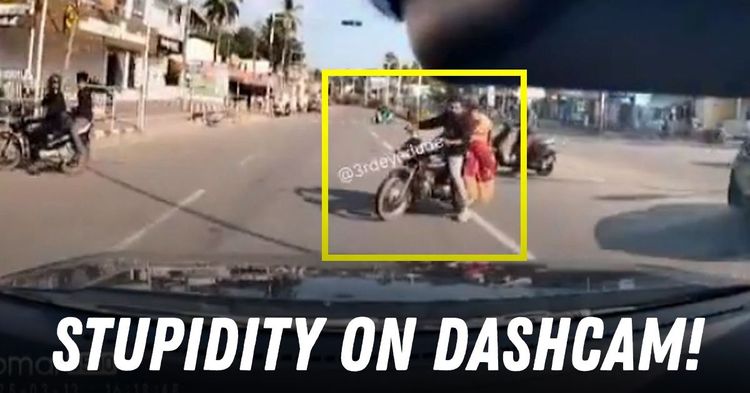 car hits bike traffic signal jumping kerala featured car hits bike traffic signal jumping kerala featured