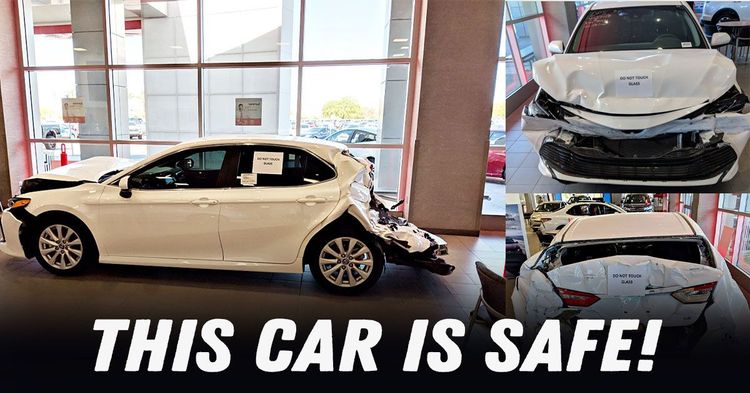 crashed camry at dealership in arizona crashed camry at dealership in arizona