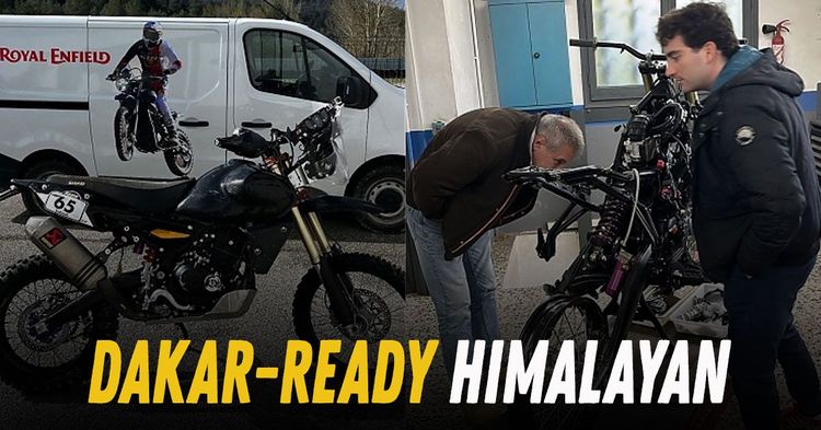 cs santhosh to ride the dakar rally on royal enfield himalayan cs santhosh to ride the dakar rally on royal enfield himalayan