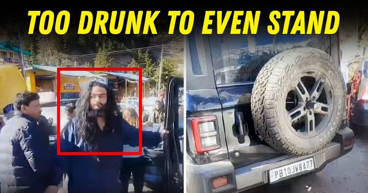 drunk mahindra thar roxx driver crashes himachal pradesh featured drunk mahindra thar roxx driver crashes himachal pradesh featured