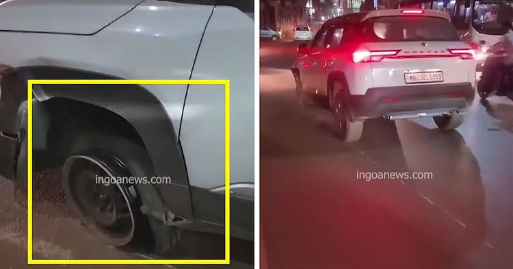 drunk driver maruti brezza goa drunk driver maruti brezza goa
