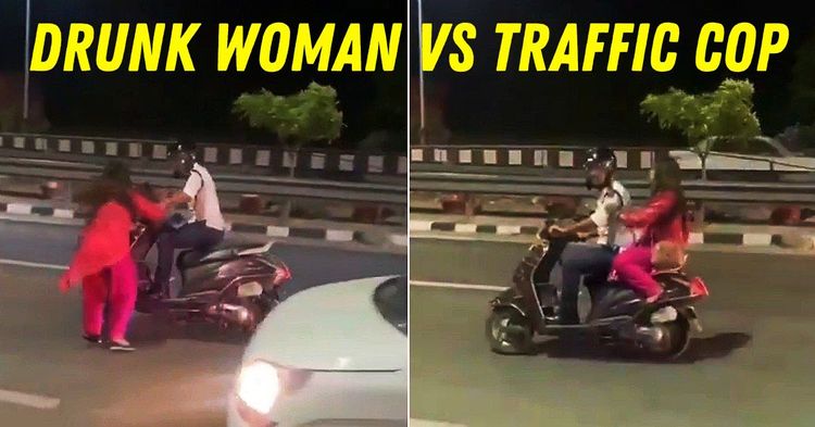 drunk woman vs traffic cop featured drunk woman vs traffic cop featured