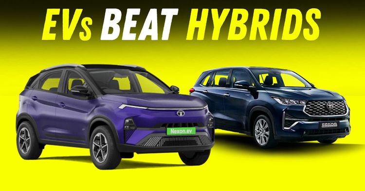 electric cars outsell hybrids india featured