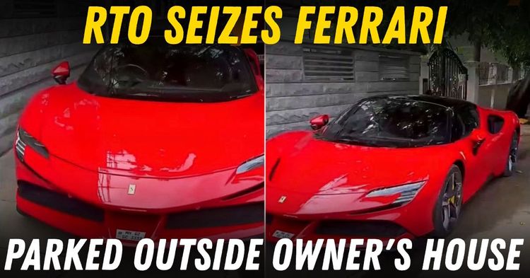 ferrari seized bengaluru rto owner house featured ferrari seized bengaluru rto owner house featured