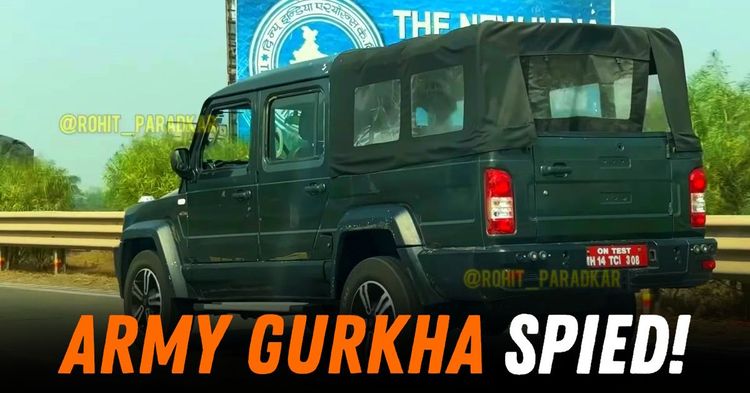 force gurkha pick up truck indian army spied featured