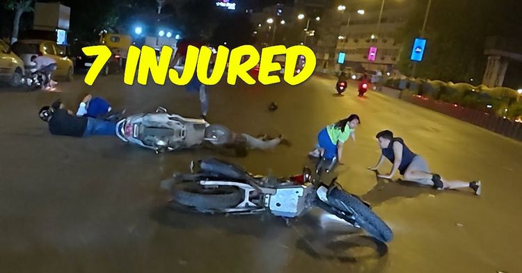 hero xpulse 200 rider reckless riding mumbai 7 injured featured hero xpulse 200 rider reckless riding mumbai 7 injured featured