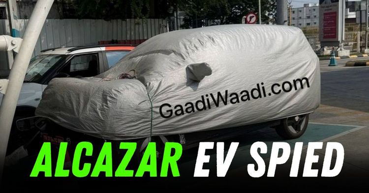 hyundai alcazar electric suv spied featured
