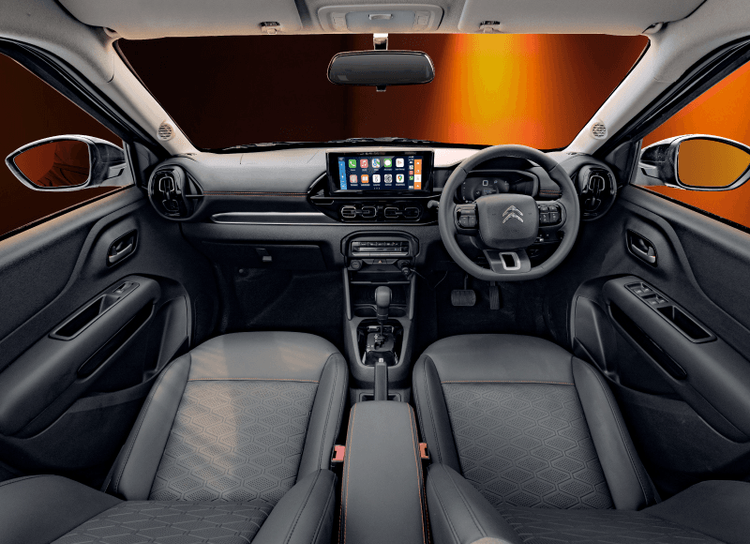 Citroen Aircross dark edition interior