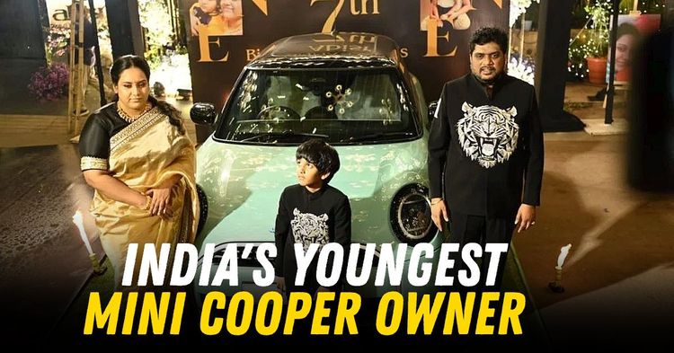 india's youngest mini cooper owner 7 year old hyderabad boy featured india's youngest mini cooper owner 7 year old hyderabad boy featured