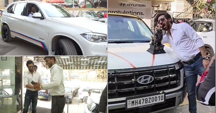 karan veer mehra bmw to hyundai creta n-line karan veer mehra bmw to hyundai creta n-line
