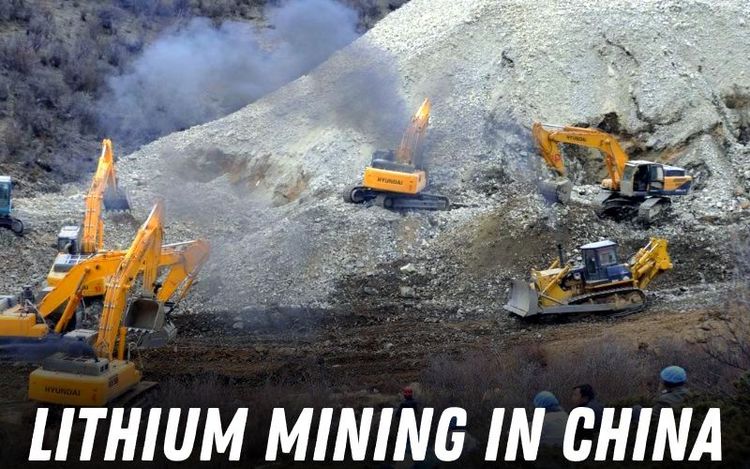lithium mining in china for use in ev batteries