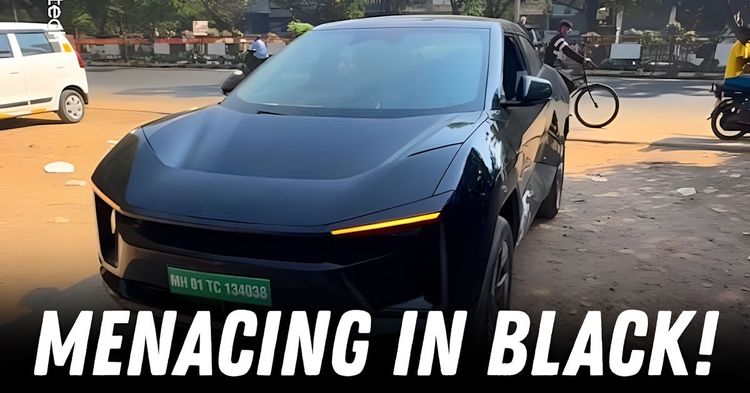 mahindra be6 electric suv in all black colour mahindra be6 electric suv in all black colour