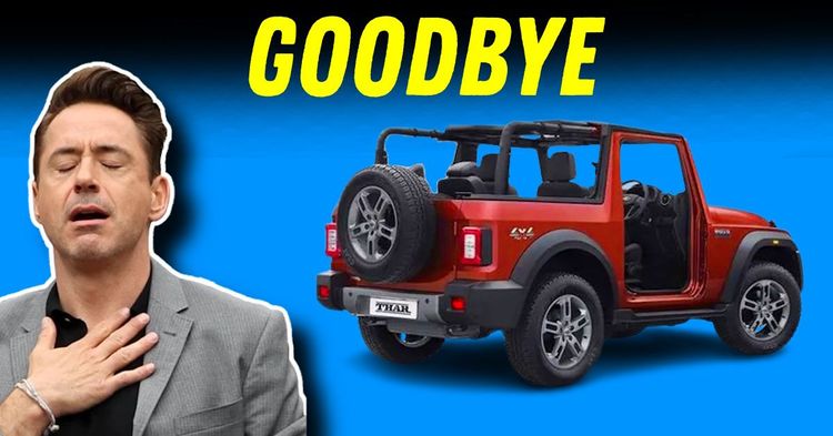 mahindra thar convertible discontinued featured mahindra thar convertible discontinued featured