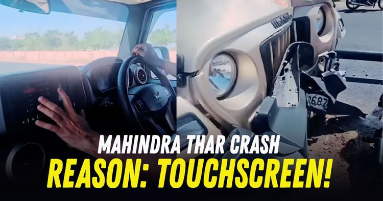 mahindra thar crash reason touchscreen mahindra thar crash reason touchscreen