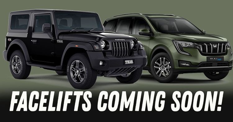 mahindra thar and xuv 700 facelifts launching soon mahindra thar and xuv 700 facelifts launching soon