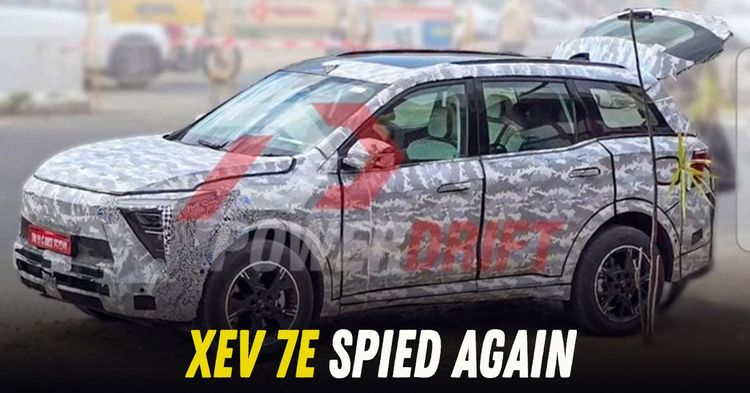 mahindra xev 7e spy shot