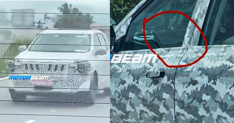 mahindra xuv700 facelift triple screens featured mahindra xuv700 facelift triple screens featured