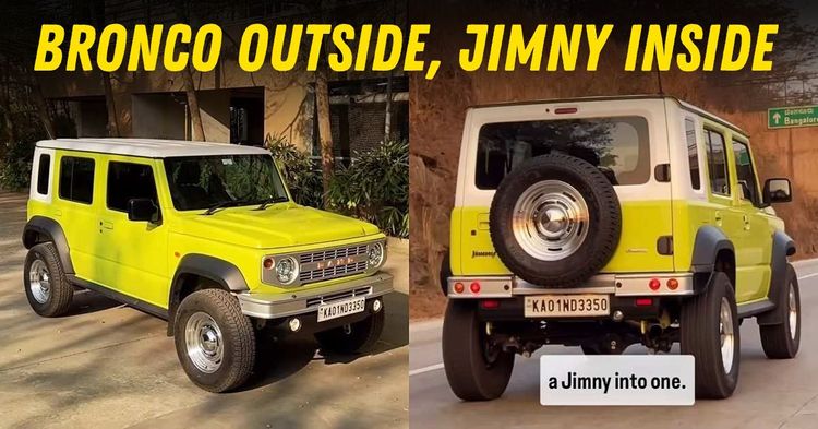 maruti suzuki jimny converterd to ford bronco featured maruti suzuki jimny converterd to ford bronco featured