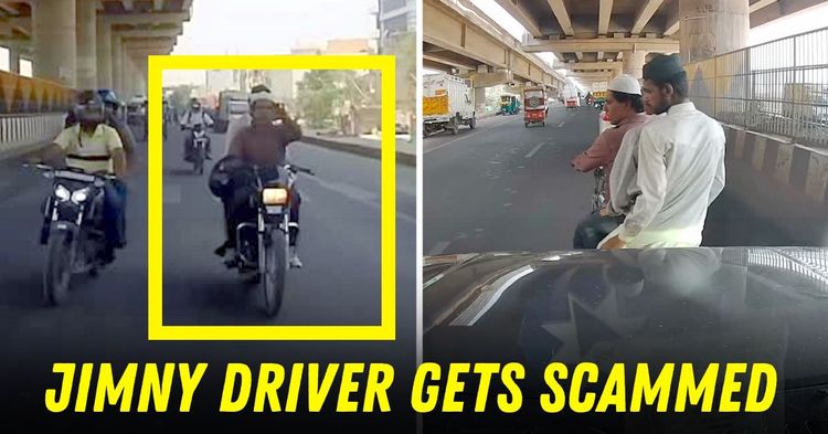 maruti jimny owner gets scammed delhi road featured maruti jimny owner gets scammed delhi road featured
