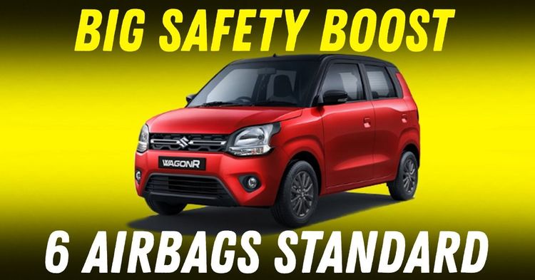 maruti wagonr gets six airbags