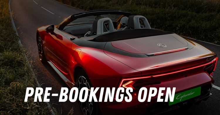 MG Cyberster pre-bookings MG Cyberster pre-bookings