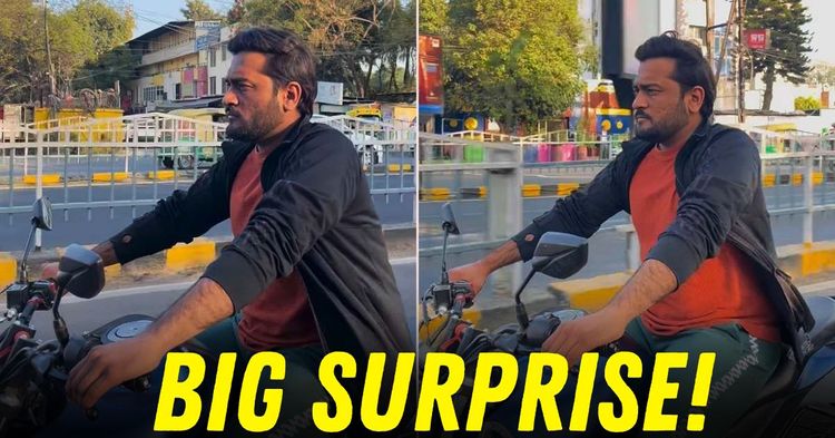 ms dhoni doppelganger helmetless ride yamaha fz16 featured