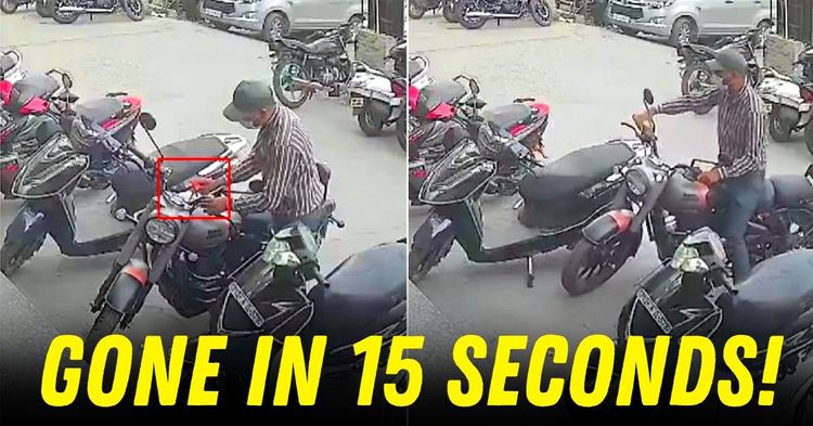 new royal enfield Classic 350 theft 15 seconds featured new royal enfield Classic 350 theft 15 seconds featured