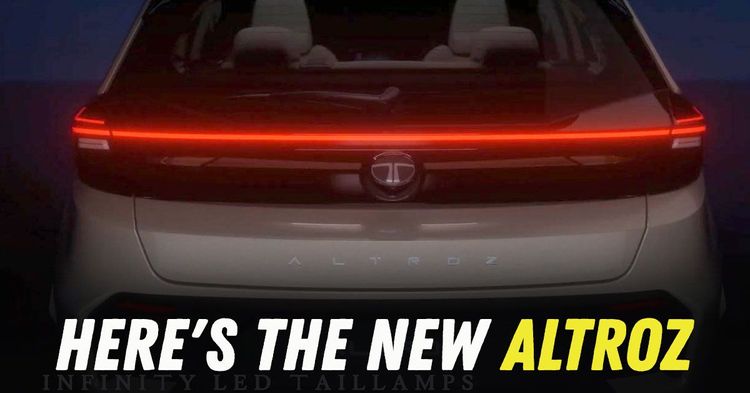 new tata altroz facelift teaser new tata altroz facelift teaser