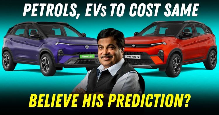 nitin gadkari predicts price parity between ev and petrol cars nitin gadkari predicts price parity between ev and petrol cars