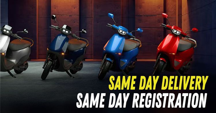 ola electric same day delivery and registration ola electric same day delivery and registration