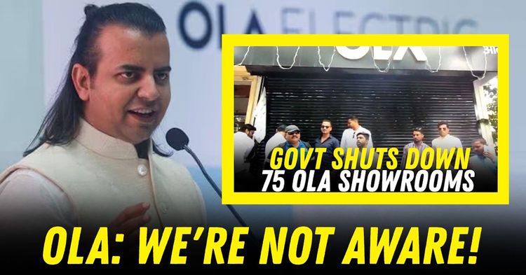 ola electric unaware of showroom shutdown maharashtra govt featured
