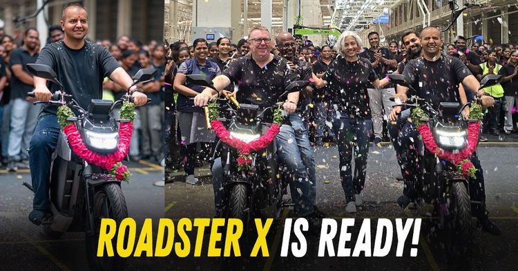 ola electric starts production of the roadster x ola electric starts production of the roadster x