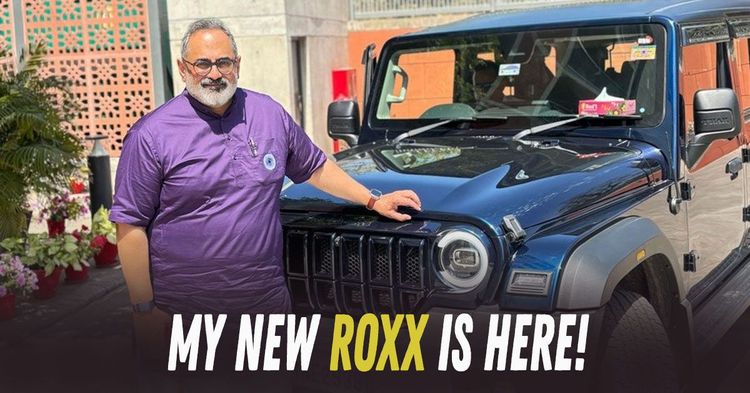 rajeev chandrasekhar buys mahindra thar roxx rajeev chandrasekhar buys mahindra thar roxx