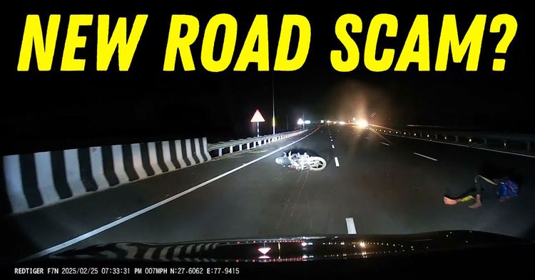 real crash or new road scam featured real crash or new road scam featured