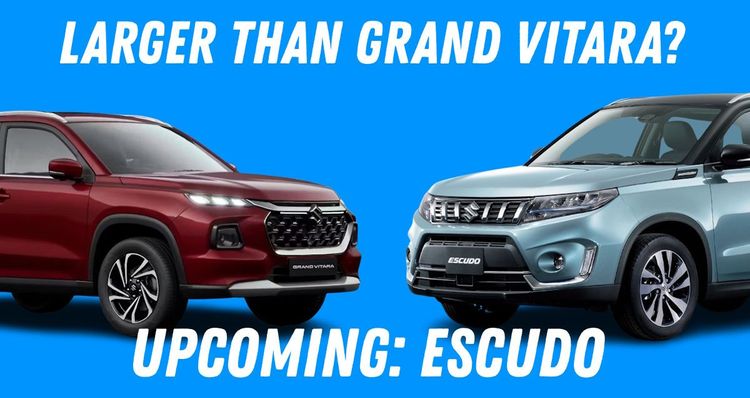 red Grand Vitara and Blue Escudo red Grand Vitara and Blue Escudo