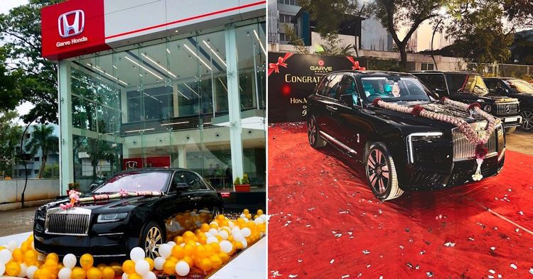 rolls royce ghost cullinan series II delivery garve honda pune featured rolls royce ghost cullinan series II delivery garve honda pune featured