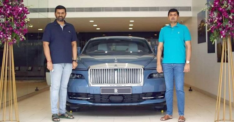 baashyam yuvaraj taking rolls royce spectre delivery wearing sandals baashyam yuvaraj taking rolls royce spectre delivery wearing sandals