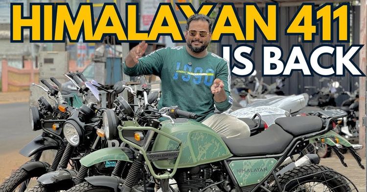 royal enfield himalayan 411 is back royal enfield himalayan 411 is back