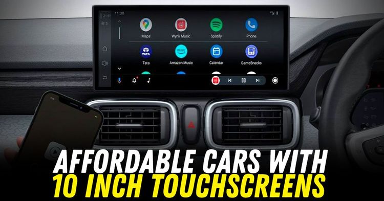 sub 10 lakh cars with 10 inch touchscreenf featured sub 10 lakh cars with 10 inch touchscreenf featured