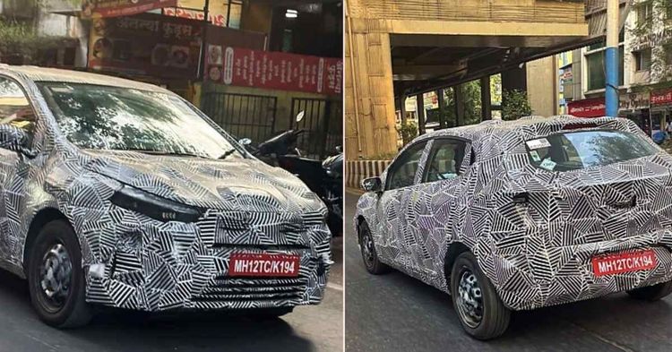 tata altroz facelift spotted 