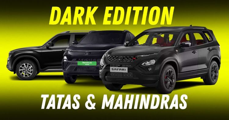 tata and mahindra dark edition suvs featured tata and mahindra dark edition suvs featured