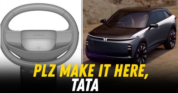 tata avinya luxury electric suv steering wheel trademarked featured tata avinya luxury electric suv steering wheel trademarked featured
