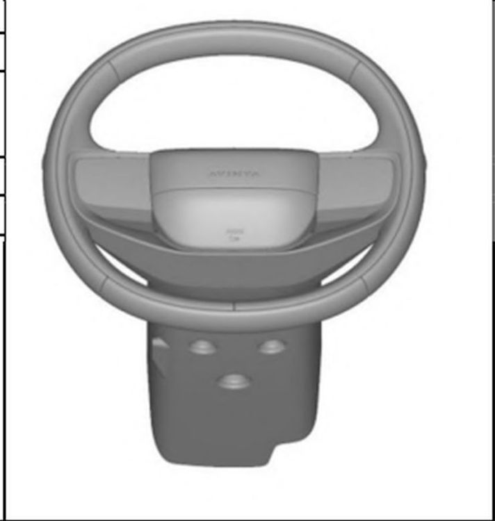 tata avinya steering wheel design