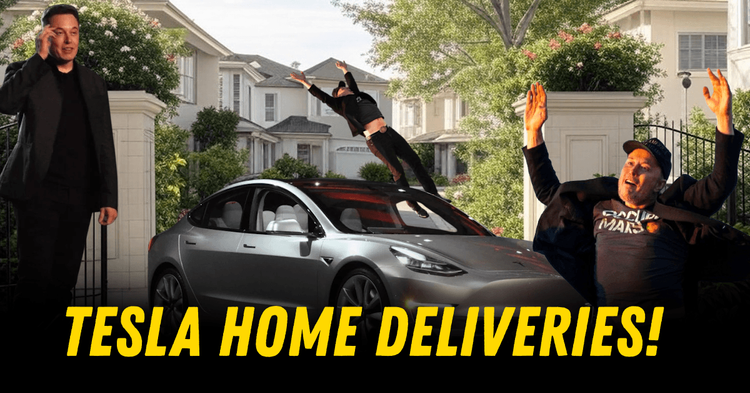 Tesla home deliveries in India with Elon Musk jumping Tesla home deliveries in India with Elon Musk jumping