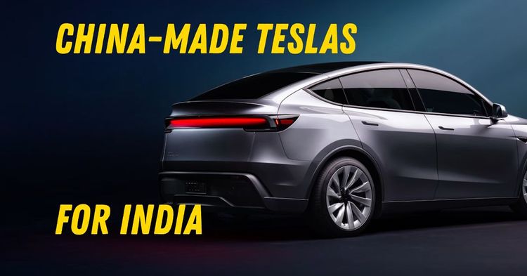 Tesla Model Y made in China for India Tesla Model Y made in China for India