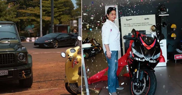 woman arrives in lambo to buy aprilia 457 woman arrives in lambo to buy aprilia 457