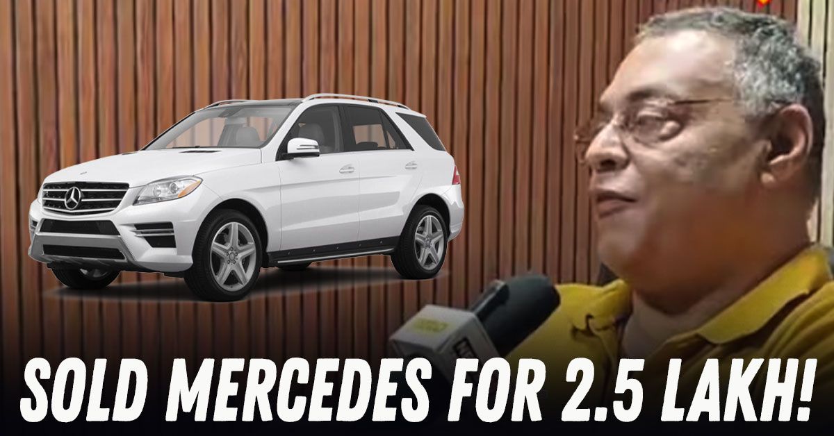 mercedes suv sold at 2.5 lakh due to delhi policy